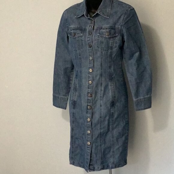 VINTAGE DENIM Shirtdress Imported - Picture 9 of 15